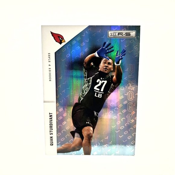 2011 Rookies & Stars Longevity Parallel Platinum 19 of 25 Quan Sturdivant RC 227 - Picture 1 of 2